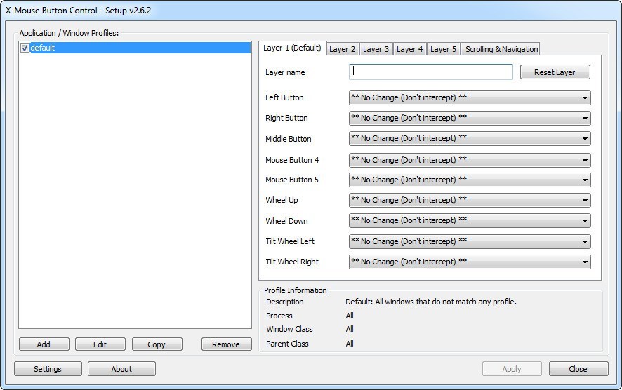 X-Mouse Button Control - Screenshot #4