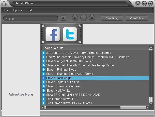 Music Chow - Screenshot #2