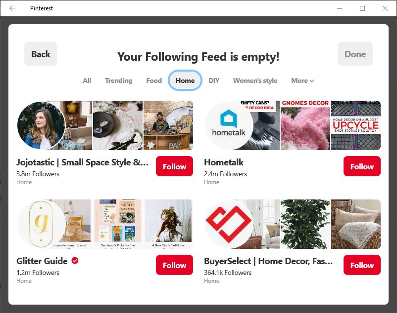 Pinterest - Screenshot #4