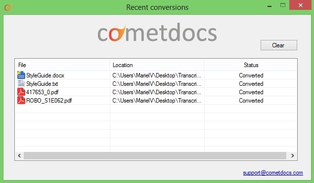 Cometdocs - Screenshot #1