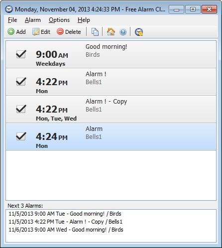 Free Alarm Clock - Screenshot #11