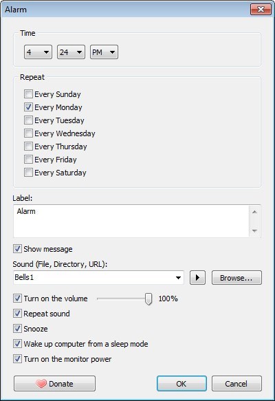 Free Alarm Clock - Screenshot #9