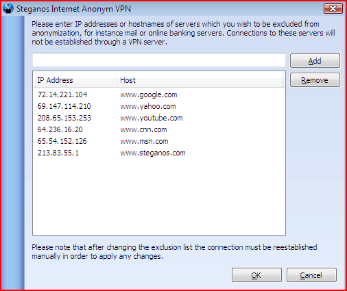 Steganos Internet Anonym VPN - Screenshot #4
