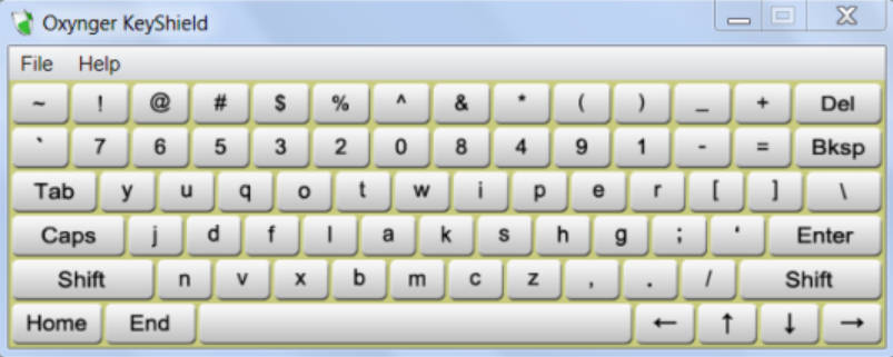 Oxynger KeyShield - Screenshot #1