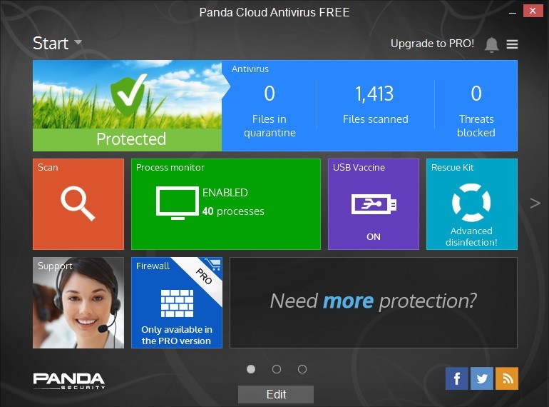 Panda Cloud Antivirus - Screenshot #2