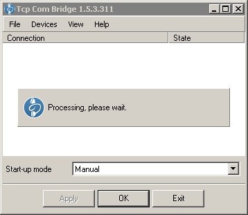 TCP COM Bridge - Screenshot #1
