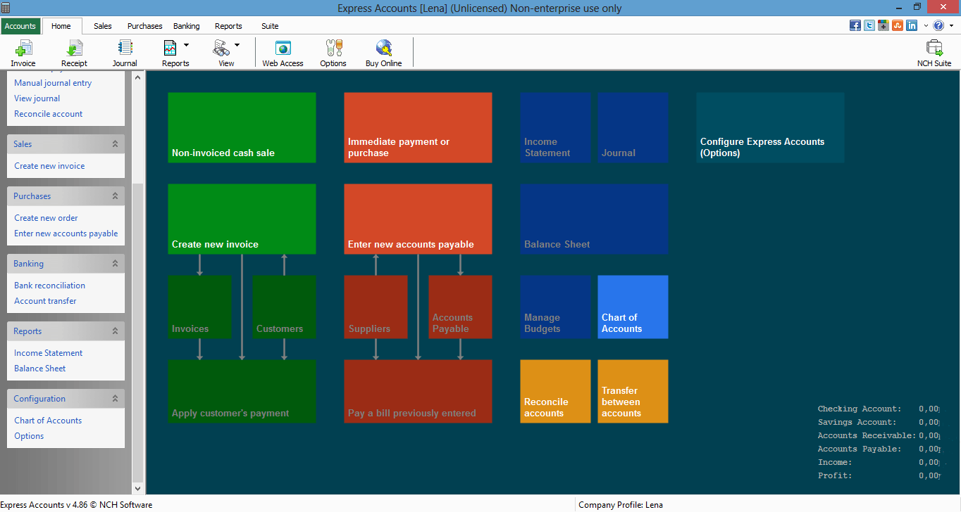 Express Accounts - Screenshot #12