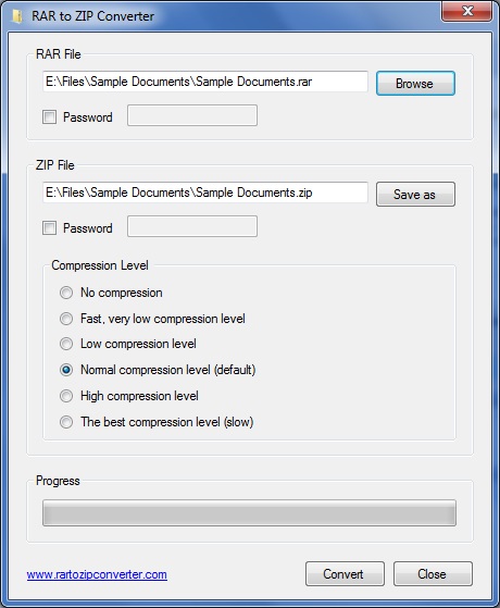 zip file converter free download