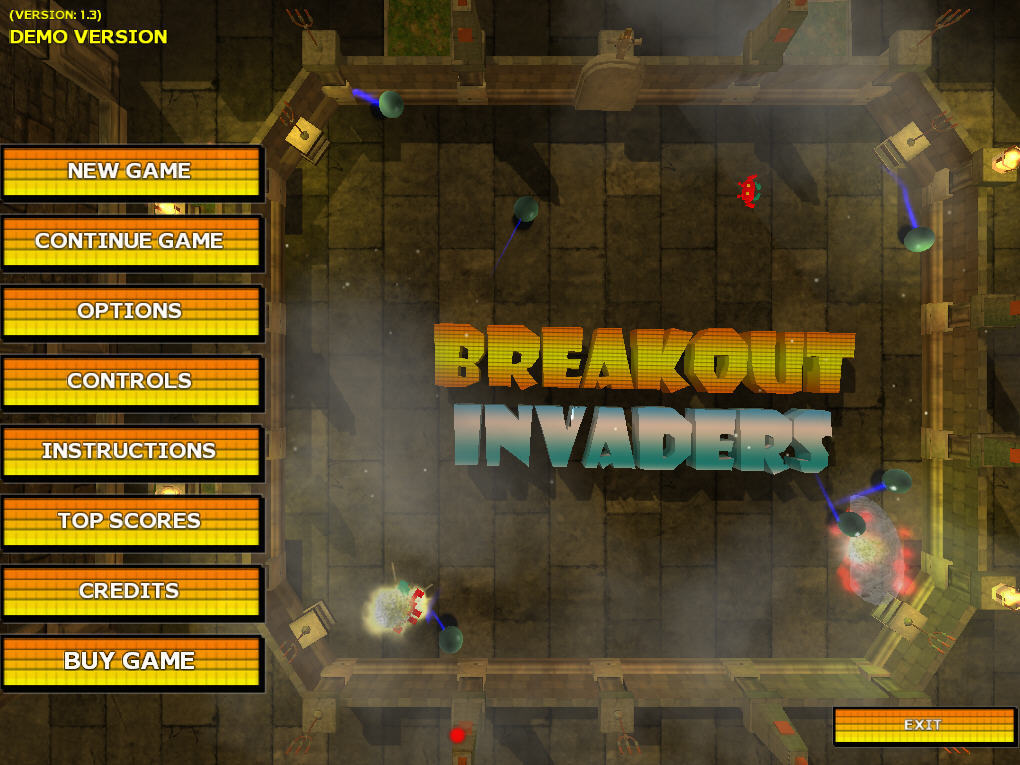 Breakout Invaders download for free - SoftDeluxe