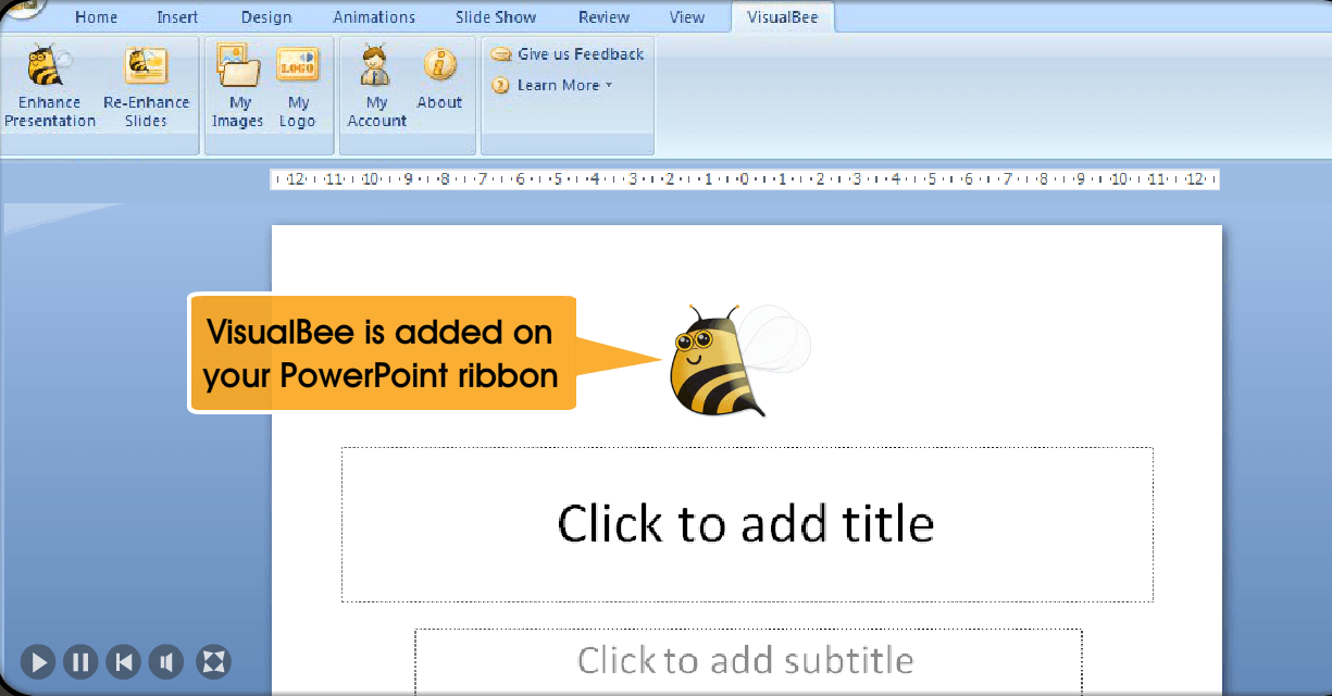 VisualBee for Microsoft PowerPoint - Screenshot #1