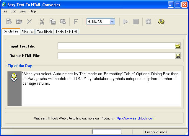 Easy Text To HTML Converter Latest Version - Get Best Windows Software