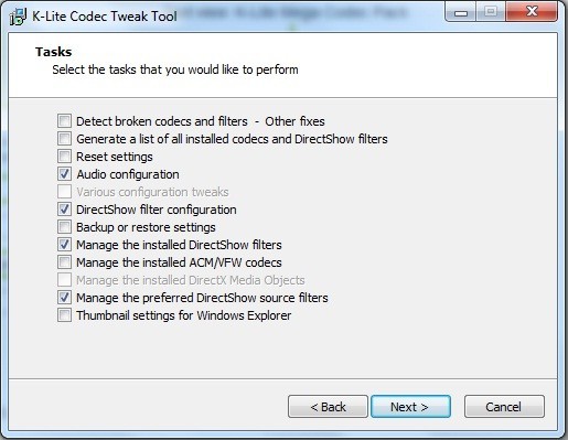K-Lite Mega Codec Pack - Screenshot #21