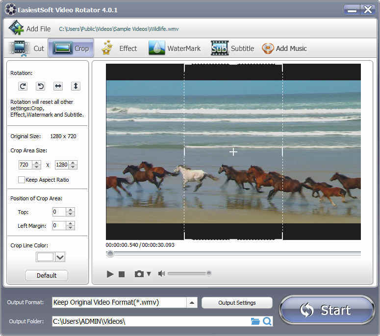 EasiestSoft Movie Editor - Screenshot #2