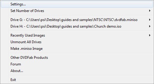 DVDFab Virtual Drive - Screenshot #4