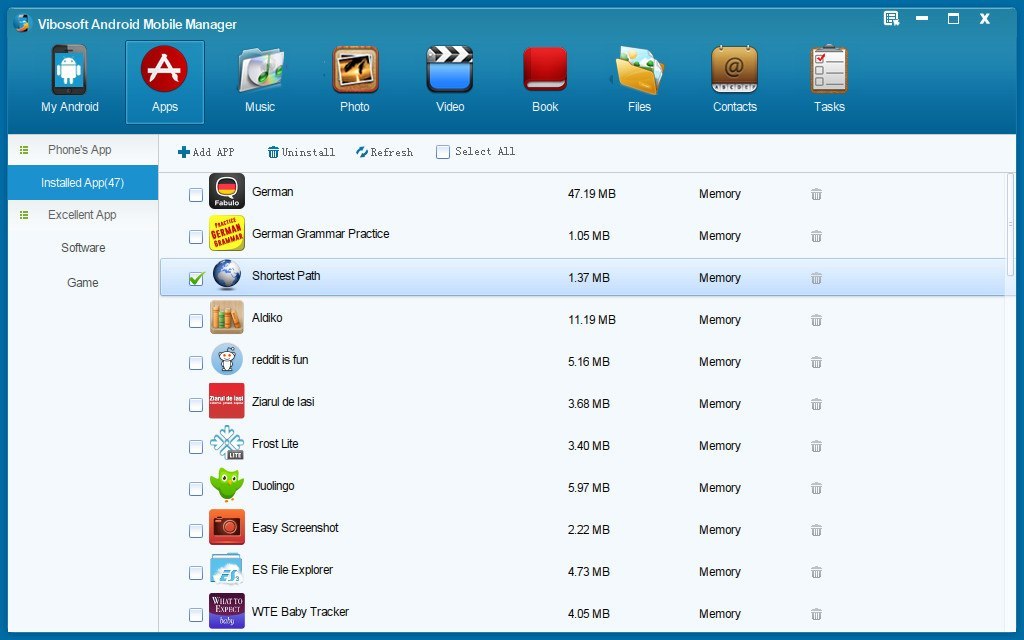 Vibosoft Android Mobile Manager - Screenshot #9
