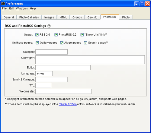 Web Photos Pro - Screenshot #1