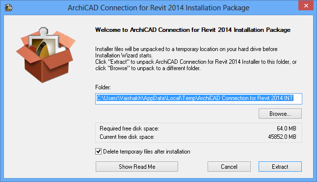 ArchiCAD Connection for Revit 2014 - Screenshot #1
