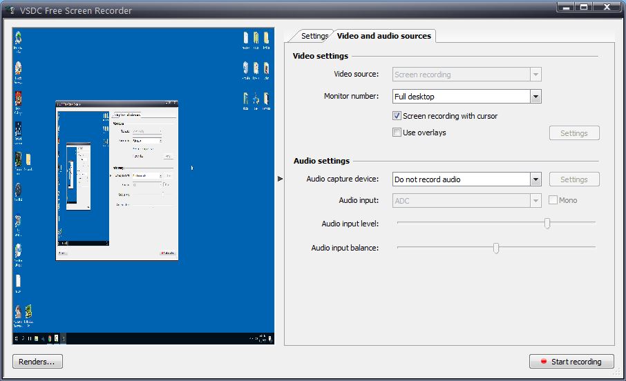 VSDC Free Screen Recorder - Screenshot #3