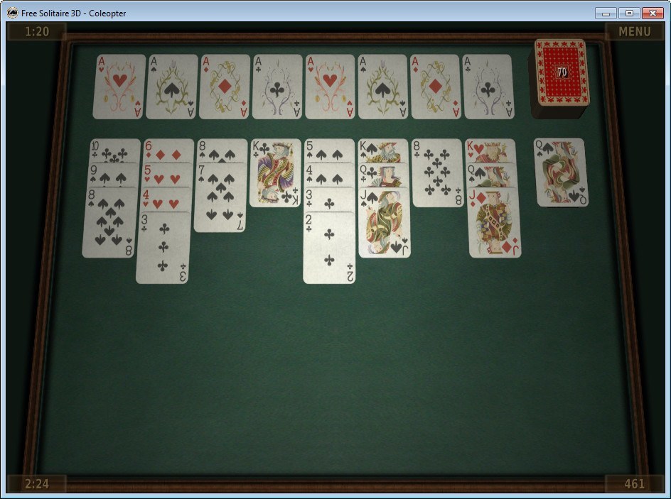 free solitaire 3d