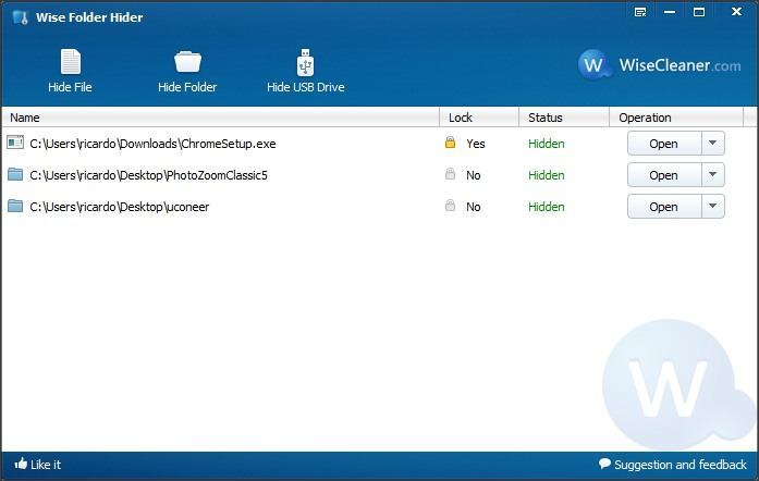 Wise Folder Hider - Screenshot #20