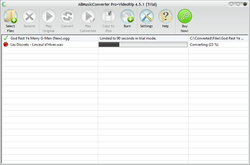 AllMusicConverter - Screenshot #6