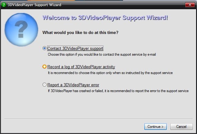 3D Video Player - Screenshot #1