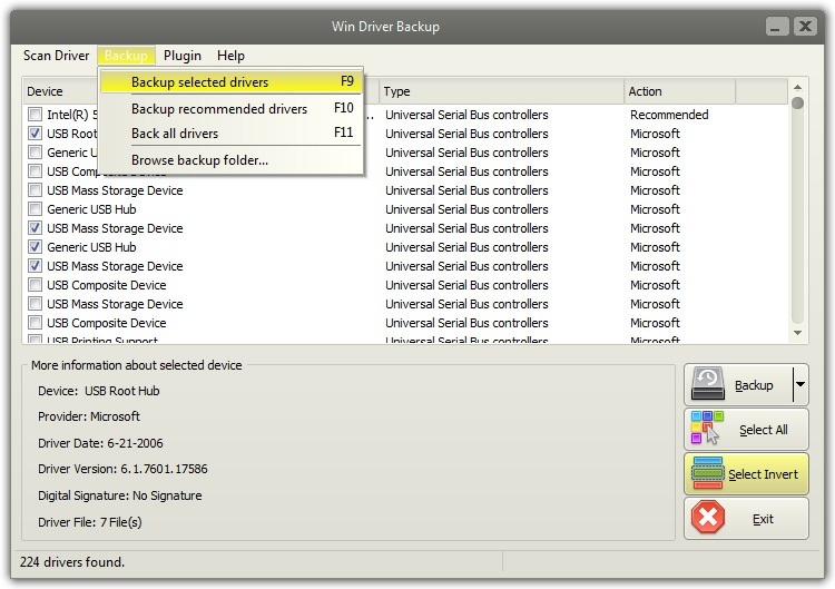 Win Driver Backup - Screenshot #1