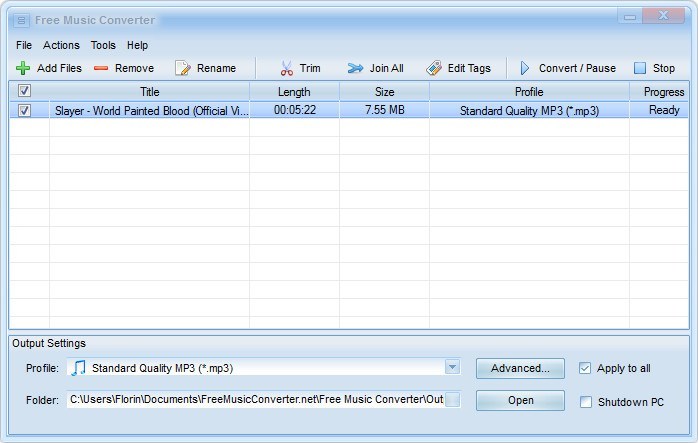 no voice only music converter software