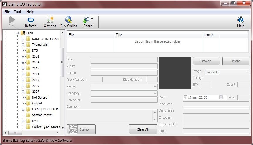 Stamp ID3 Tag Editor - Screenshot #4