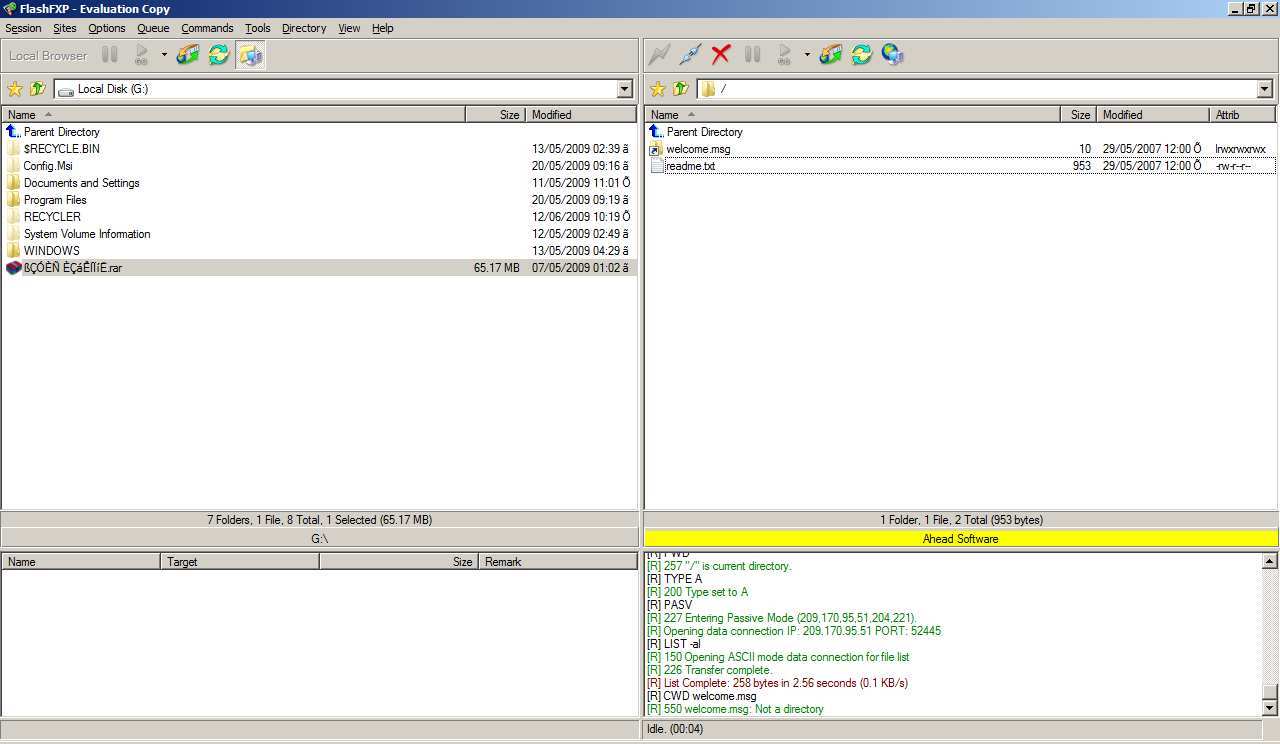 FlashFXP - Screenshot #22