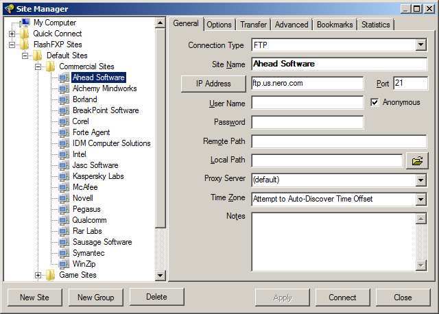 FlashFXP - Screenshot #21