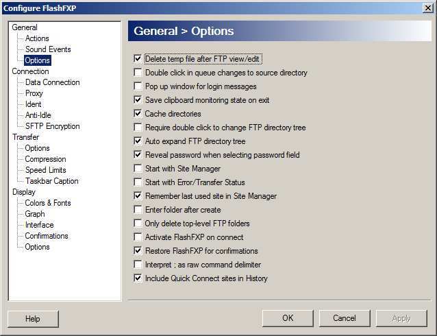FlashFXP - Screenshot #20