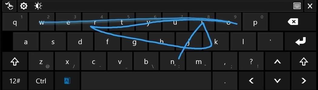 TouchPal X for Windows 8 - Screenshot #1