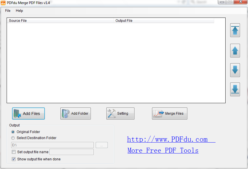 merge pdf files in windows