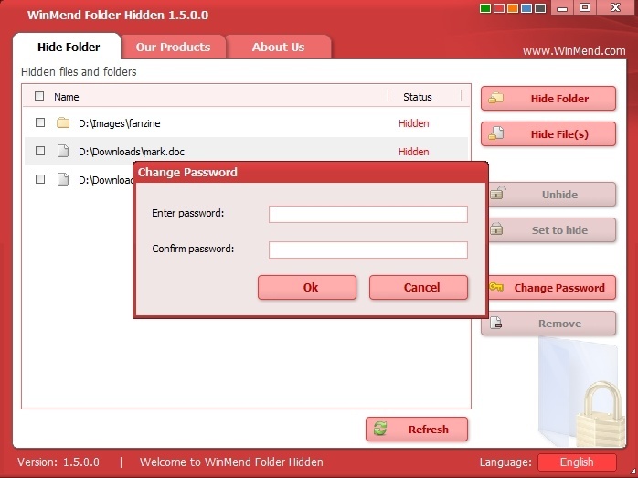 WinMend Folder Hidden - Screenshot #8