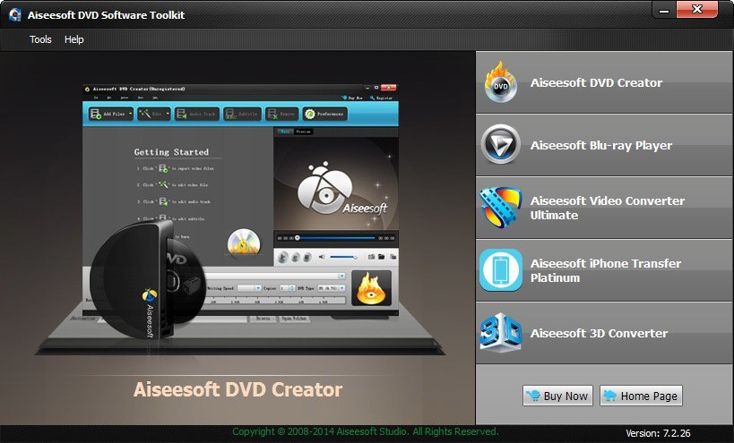 free downloads Aiseesoft DVD Creator 5.2.66