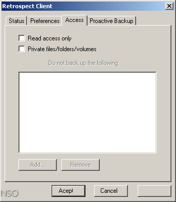 Retrospect Client - Screenshot #6