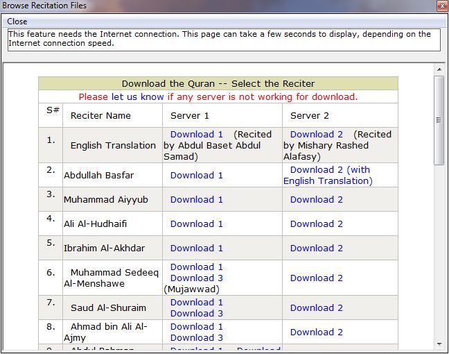 Quran Auto Reciter - Screenshot #7