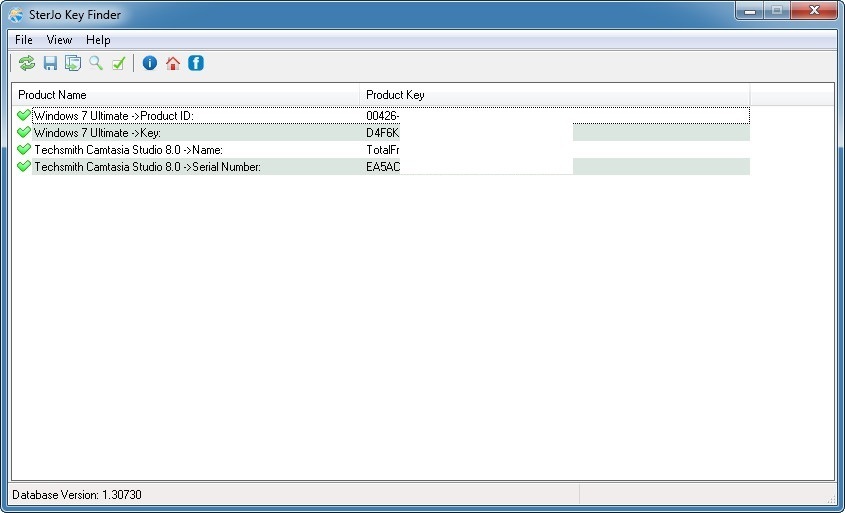 SterJo Key Finder - Screenshot #4