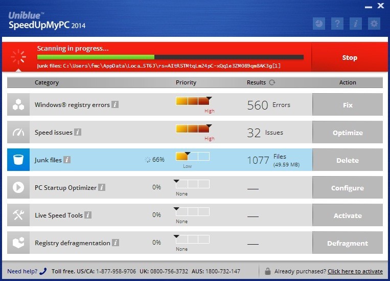 SpeedUpMyPC - Screenshot #6