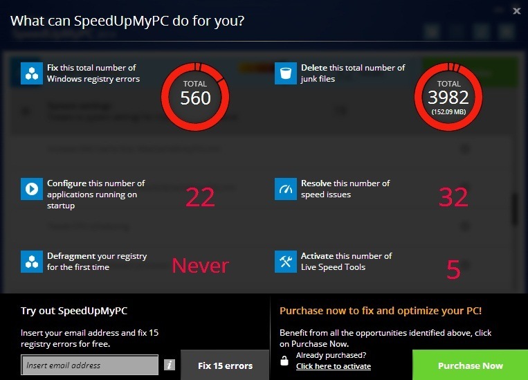 SpeedUpMyPC - Screenshot #4