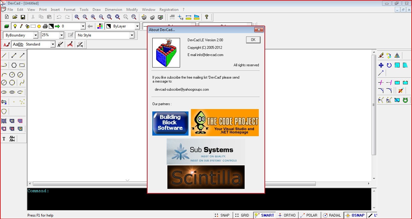 DevCad Learning Edition - Screenshot #1
