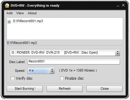 Easy Disc Burner - Screenshot #14