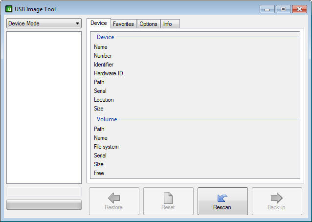 USB Image Tool - Screenshot #1
