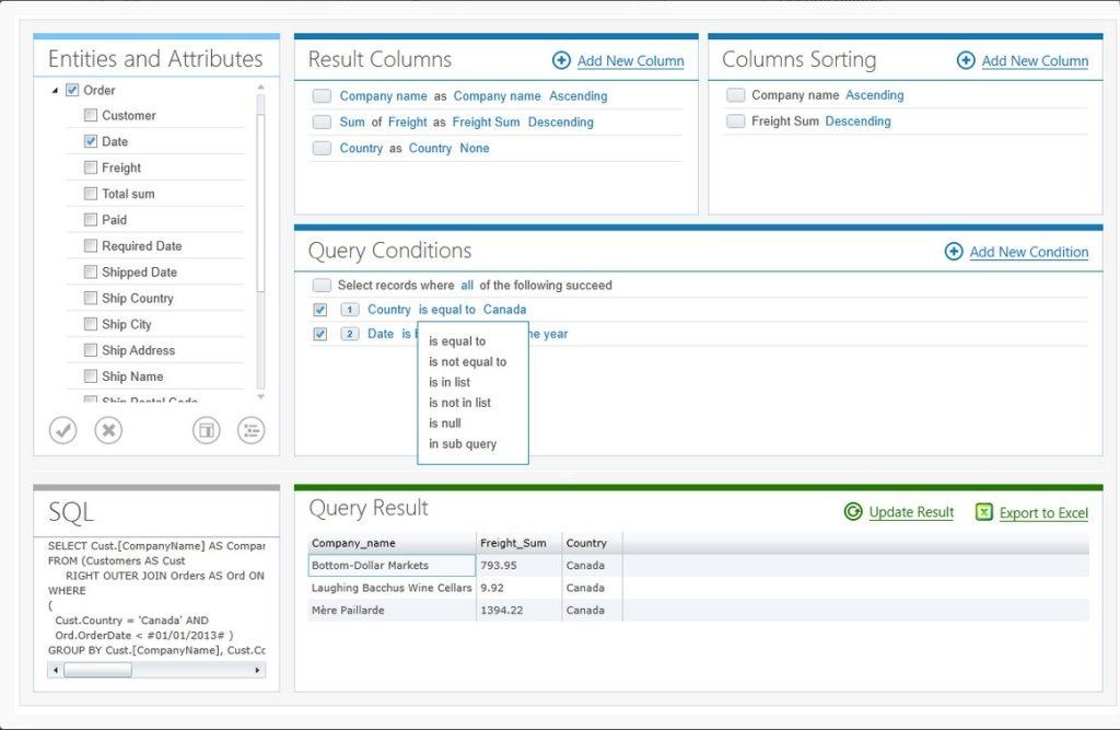 EasyQuery ASP.NET download for free - SoftDeluxe