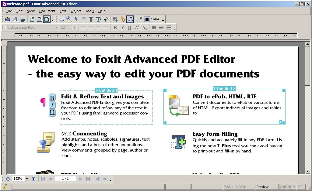 Foxit Advanced PDF Editor download for free - SoftDeluxe