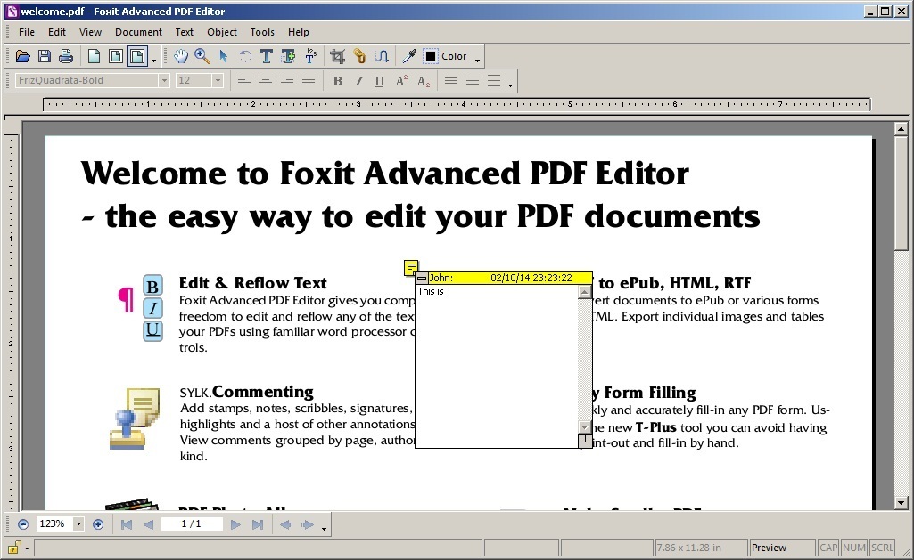 of foxit pdf editor software