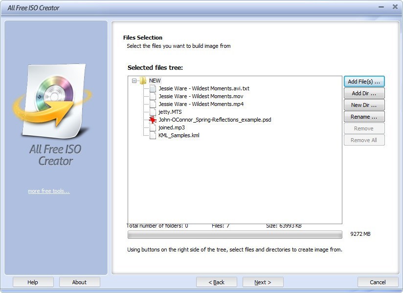 All Free ISO Creator - Screenshot #6