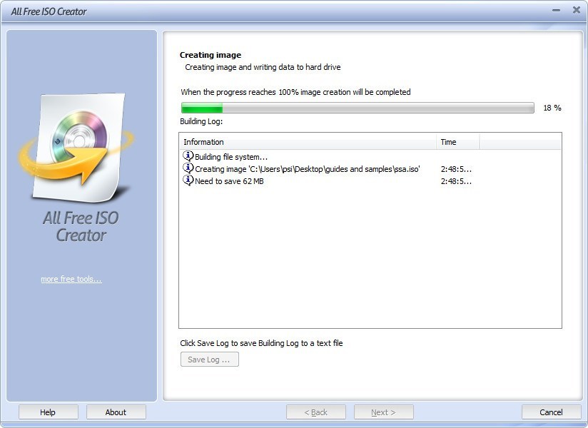 All Free ISO Creator - Screenshot #4