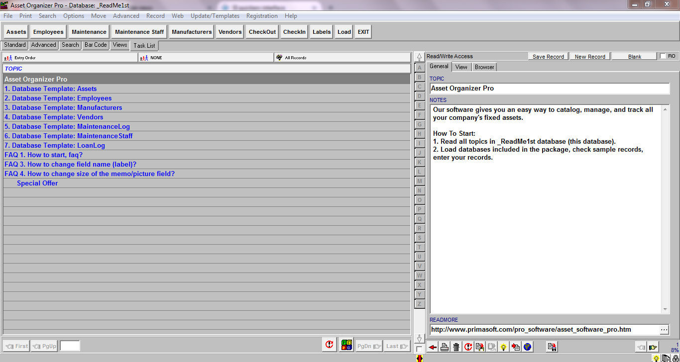 Asset Organizer Pro - Screenshot #1